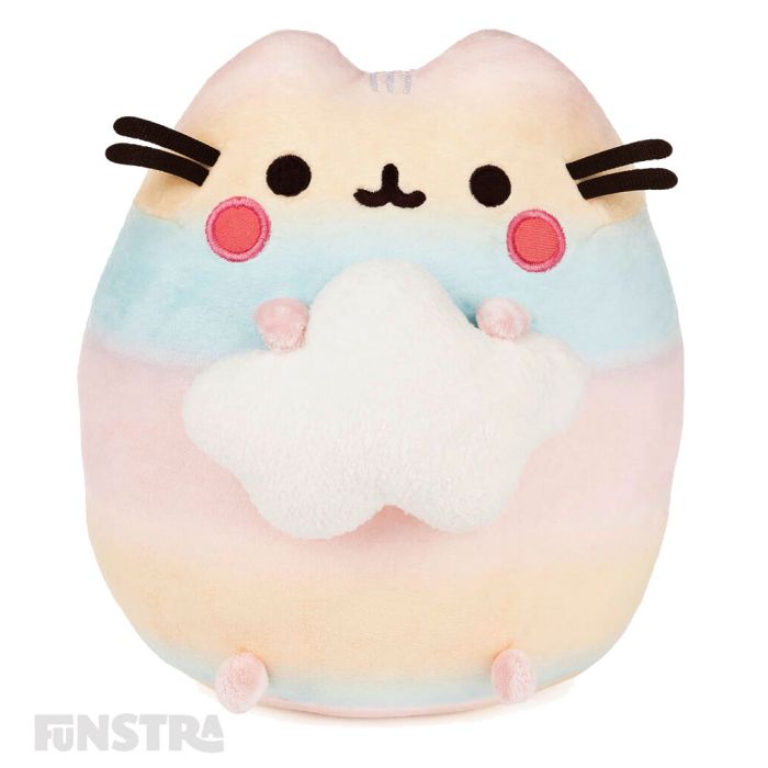 Pusheen Rainbow Ombre Plush Soft Toy Funstra Australia