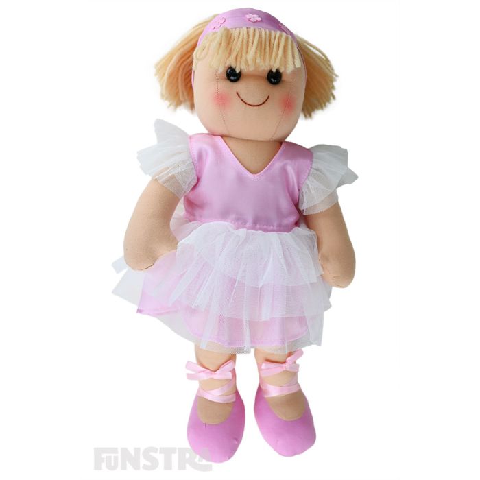 Hopscotch Collectibles: Bonnie Ballerina Rag Doll Soft Toy - Funstra 