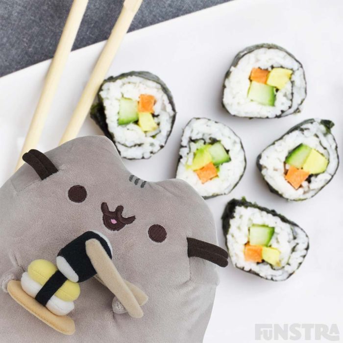 Shops pusheen sushi plate