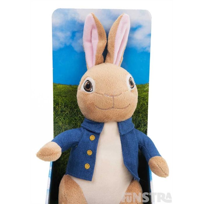 peter rabbit talking plush toy